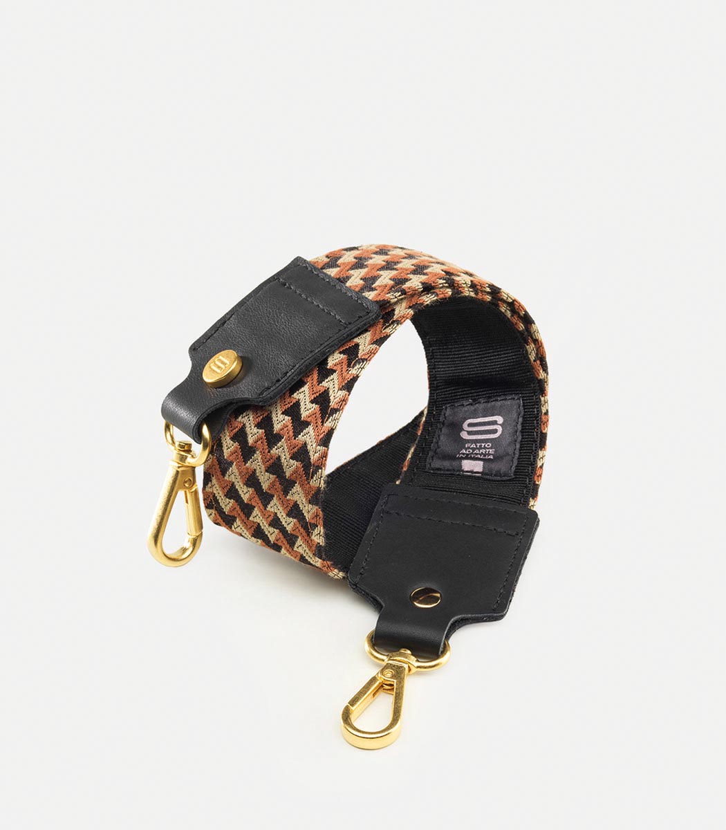 Geometric pattern Fabric Strap 3 colors 65cm